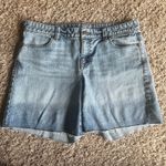 Ann Taylor  Loft Light Wash Jean Shorts Size 10 Photo 4