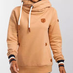 Wanakome  Serita Hooded Sweatshirt Hazelnut Small Photo 0