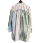 Maeve Anthropologie Alix Henley Blouse Striped Button Up Tunic Women Small Photo 5