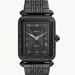 Fossil Lyric ThreeHand Black Stainless Steel Watch Photo 0