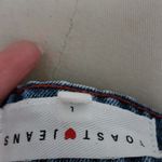 Toast Jeans blue distressed denim cutoff shorts size large Photo 4