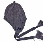 Women’s Grey Winter Hat With ear flaps Photo 0