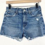 Mother Superior The Dutchie Short Fray Size 25 Cowboys Don't Cry Cut Off Blue Photo 0