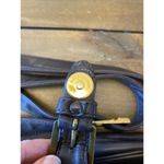 vintage‎ Ralph Lauren Deep Chocolate Brown Purse Crossbody gold clasp Photo 2