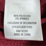 Alya Wine Wrap Womens
Top L V-Neck Floral Embroidered Bell Sleeve Cottage Boho Photo 8