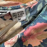 Krazy Kat Vintage 90s Floral Button Up Shirt Blue Pink Green Peter Pan Collar Cottagecore Photo 8