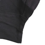 Free People  Santa Clara Thermal Top Shirt Black Slouchy V-Neck L New Photo 3