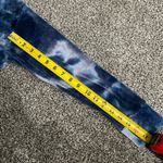 Eye Candy blue tie-dye pull over long sleeve hooded sweatshirt M Photo 6