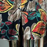 Vintage 90’s Tropical Faux Wrap Skirt Tan Size 10 Photo 5