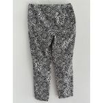 Lafayette 148 Stanton Pants Womens 6 Black White Cotton Blend Ankle Career Photo 1