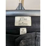J.Crew  Black Denim Skinny Jeans Toothpick High Rise 28 Clean Girl Streetwear Photo 3