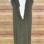 White Stag Ladies Green Faux Suede Sleeveless Maxi Dress Size L 12/14 90's Y2K Photo 7