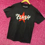 The Clash Corroded Spell Out Red Star Post Punk Band Tee M Photo 2