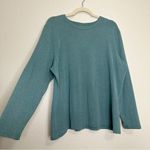 Lands’ End Green Crewneck Long Sleeves Women’s Sweatshirt Green Size 1X Photo 1