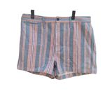 Madewell NWOT  EMMETT SHORTS IN RAINBOW STRIPE Photo 3
