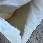 Banana Republic  Off White Frayed Hem Denim Skirt SIZE 14 Photo 4