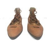 Lucky Brand ucky Brand Brown Billoh Lace-up Pointed Toe Flats Size 8M Photo 1