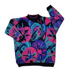 Vintage 1990s Distinctly Different Floral Sweater Size undefined Photo 6