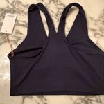 Quince NWOT Women's V Neck Storm Blue Sports Bra Sz M Photo 3