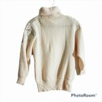 Spirit Vintage 80’s bling sweater cream wool blend Size Small Photo 1