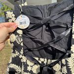 EDDY DORIS EMBROIDERED FRINGE MINI DRESS Black Size 2 Photo 12