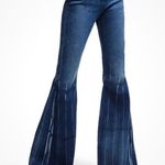 7 For All Mankind  Seven High Waist Pleated Mega Flare Jeans size 24 Photo 0