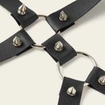 Harness Black Chocker Belt O Ring New Photo 3