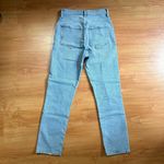 AGOLDE Riley High Rise Crop Straight Jeans in Shiver Size 25 Photo 5
