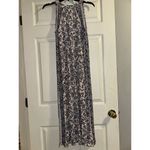 J.Jill Blush & Blue Floral Island Breeze Maxi Halter Neck Dress Extra Small Pet. Pink Size undefined Photo 5