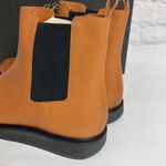J.Crew  caramel brown leather refined Chelsea boots 9.5 NIB Photo 2