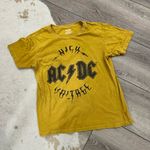 American Eagle  glitter yellow AC/DC band tee Photo 0