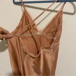 Victoria's Secret  Pink Satin Lace Trim Babydoll size Medium Photo 4