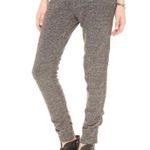Free People Brown Milo Knit Metallic Jogger Pants Photo 0