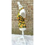 ZARA NWT  Floral Twist Neck Halter Bodysuit Photo 5