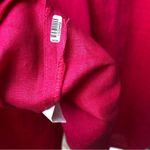 Caroline Rose pink linen button down shirt 1X Red Photo 8