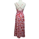 PatBo NEW NWOT Bodysuit Cutout Maxi Dress In Windflower Floral Red Photo 5