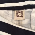 Anne Klein  Navy/White Striped Scalloped Hem Shorts 5" Inseam Size 6 Photo 3