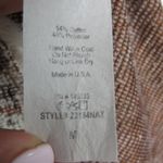 Anthropologie W5 Cream Tweed Sleeveless Blouse Medium Chic Photo 5