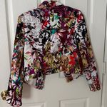 OVI  Multicolor Floral Blazer cropped size large Photo 4