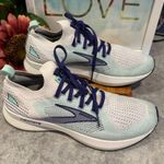 Brooks Levitate 5 GTS Stealthfit Womens 10.5 White Blue Running Shoes Athletic Photo 0