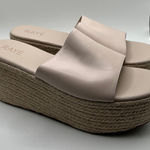 Raye EUC  platform espadrille leather size 9 leather women’s sandals Photo 0