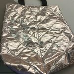 Victoria's Secret  Metallic Silver Tote Bag Photo 2