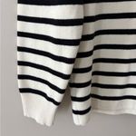 Label of Graded Goods  stripe crewneck sweater black cream cotton blend size S Photo 3