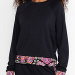 Johnny Was  Floral Pullover Sweater Size Large Embroidered BEE ACTIVE CREW Photo 0