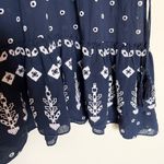 Derek Lam 10 Crosby women’s bell-sleeve embroidered navy blue ruffle dress 2 XS Photo 7