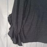 Banana Republic  lightweight black sweater with bell sleeves Photo 3