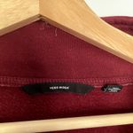 VERO MODA red quarter zip women's size medium pullover sweater fall top casual Photo 2