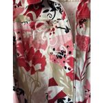 Christopher & Banks ‎ women's PXL jacket style Floral full zip 3/4 sleeves Boho Photo 3