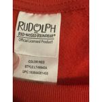 Womens Red Light Up Christmas is Magical Rudolph Christmas Sweatshirt Size 3XL Photo 2