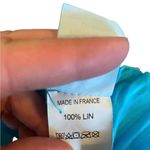 Sunday Saint Tropez teal linen sun dress made in france Blue Size M Photo 9